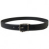 Cintura fibbia metallo argentato pelle nera - 85 CM / 34 INCHES
