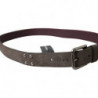 Cintura da uomo pelle marrone fibbia metallo - 90 CM / 36 INCHES