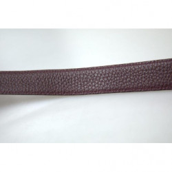Cintura da uomo pelle marrone fibbia metallo - 90 CM / 36 INCHES