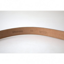 Cintura in pelle nera con fibbia in metallo - 90 CM / 36 INCHES