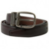 Cintura da uomo pelle marrone fibbia metallo - 95 CM / 38 INCHES
