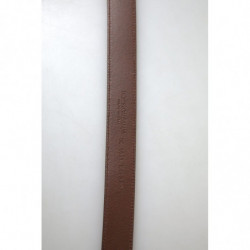Cintura da uomo pelle marrone fibbia metallo - 95 CM / 38 INCHES