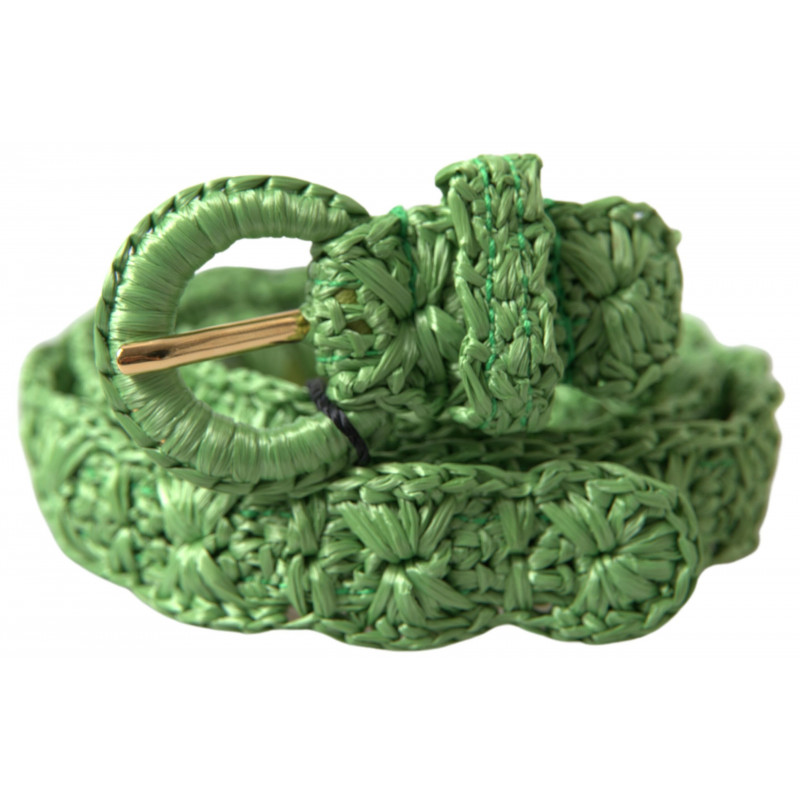 Cintura sottile vita intrecciata viscosa verde - 70 CM / 28 INCHES