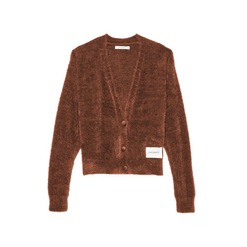 Maglione in nylon marrone - M