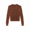 Maglione in nylon marrone - M