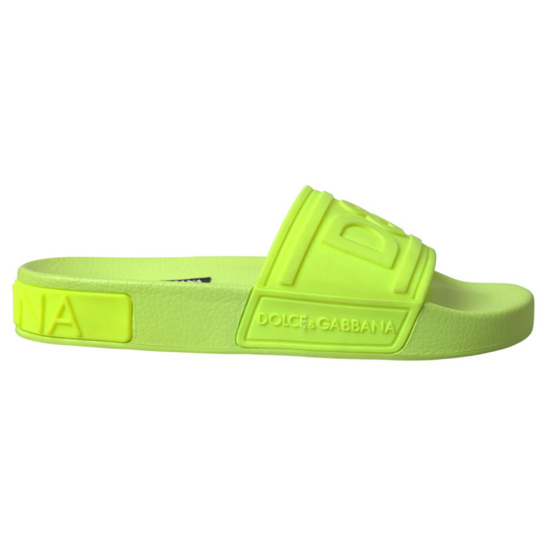 Sandali verdi gialli fanno scorrere le scarpe - EU36/US5.5