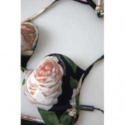 Top bikini da bagno da spiaggia floreale multicolore - IT1 - XS