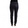 Jeans in cotone con pantaloni slim skinny a vita bassa blu - W26