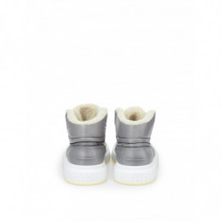 Scarpe da ginnastica alte in pelliccia grigia - EU45/US12