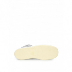 Scarpe da ginnastica alte in pelliccia grigia - EU45/US12