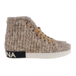 Sneaker in lana beige -...
