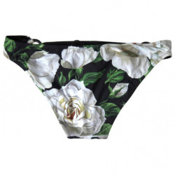 Bikini da bagno da spiaggia in due pezzi floreale nero - IT2 - S