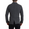 Blazer doppiopetto con ricamo logo grigio - IT48 - M