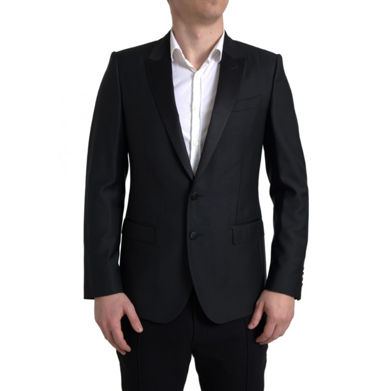 Blazer MARTINI monopetto in lana nera - IT48 - M
