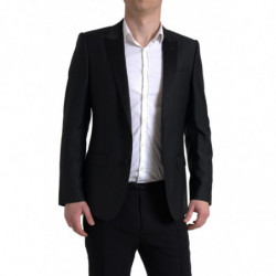 Blazer MARTINI monopetto in lana nera - IT48 - M