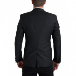 Blazer MARTINI monopetto in lana nera - IT48 - M
