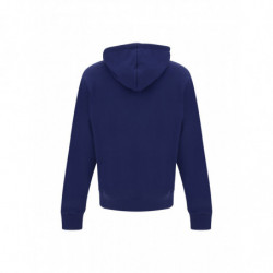 Felpa con cappuccio in cotone blu - IT46 - S