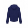 Felpa con cappuccio in cotone blu - IT46 - S