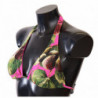 Costume da bagno bikini in nylon stampato rosa - IT2 - S