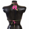 Costume da bagno bikini in nylon stampato rosa - IT2 - S