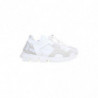 Sneaker Bianca In Pelle E Tessuto - EU46/US13