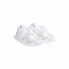 Sneaker Bianca In Pelle E Tessuto - EU46/US13