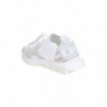 Sneaker Bianca In Pelle E Tessuto - EU46/US13