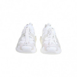 Sneaker Bianca In Pelle E Tessuto - EU46/US13