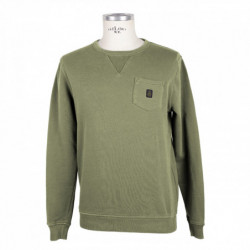 Maglione in cotone verde - XXL