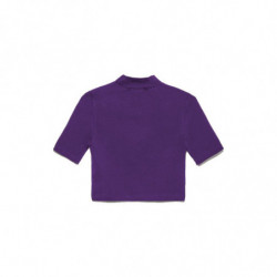 Top e maglietta in cotone viola - M