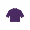 Top e maglietta in cotone viola - M