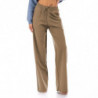 Jeans e pantaloni in poliestere marrone - M