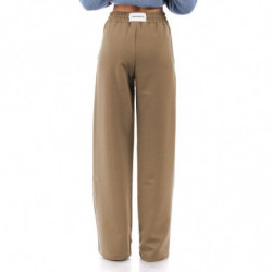 Jeans e pantaloni in poliestere marrone - M