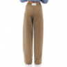 Jeans e pantaloni in poliestere marrone - M