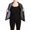 Giacca di jeans a maniche lunghe abbottonata blu scuro - IT40-S