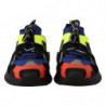 Scarpe sneakers stringate Sorrento tessuto scamosciato nero - EU42/US9