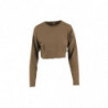 Top e maglietta in cotone marrone - M