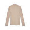 Maglione in cotone beige - M