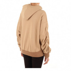 Maglione in cotone marrone - M