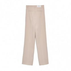 Jeans e pantaloni in poliestere beige - M