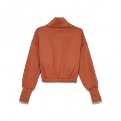 Maglione in cotone marrone - M