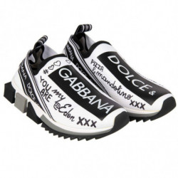 Sneaker in poliestere bianco - EU35/US5