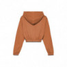 Maglione in cotone marrone - M