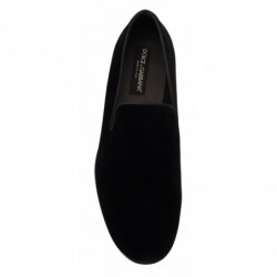 Mocassini slipon in velluto nero - EU42/US9