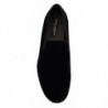 Mocassini slipon in velluto nero - EU42/US9