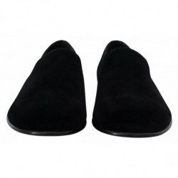 Mocassini slipon in velluto nero - EU42/US9