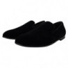 Mocassini slipon in velluto nero - EU42/US9