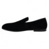 Mocassini slipon in velluto nero - EU42/US9