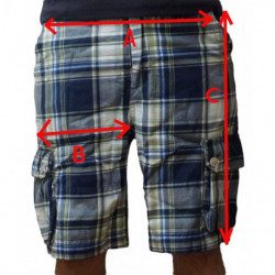 Abercrombie & Fitch - Shorts Bermuda - Taglia M - Blu