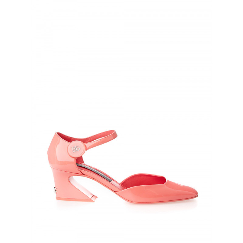 Scarpe Mary Jane in vernice rosa - EU39/US8